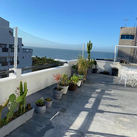 Cobertura Com Area Externa Com Vista Para O Mar Na Melhor Praia Do Guaruja Tombo Apartment Luaran gambar