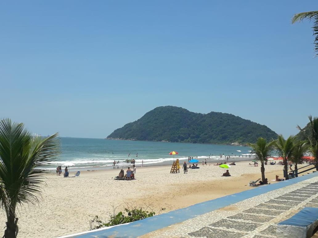 Cobertura Com Area Externa Com Vista Para O Mar Na Melhor Praia Do Guaruja Tombo Apartment Luaran gambar